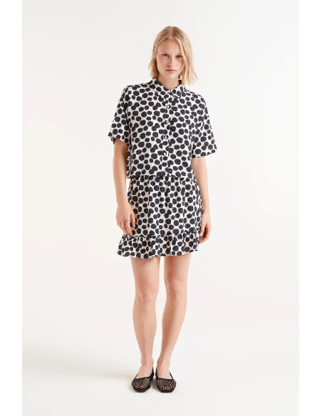 Compania Fantastica Short sleeve shirt with Terrazzo print - 51C/11019