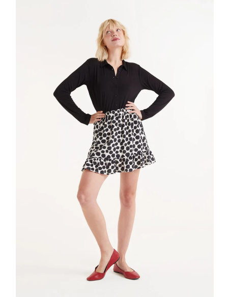 Compania Fantastica Short skirt with Terrazzo print - 51C/11020