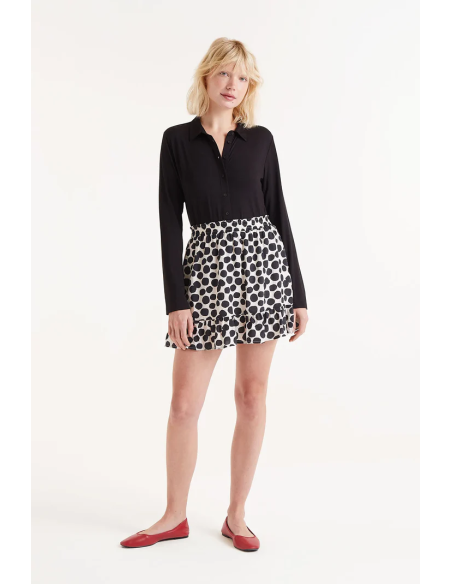 Compania Fantastica Short skirt with Terrazzo print - 51C/11020