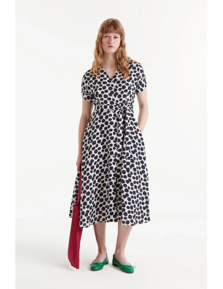 Compania Fantastica Terrazzo print midi dress - 51C/11022