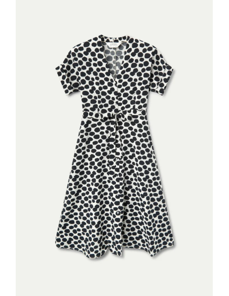 Compania Fantastica Terrazzo print midi dress - 51C/11022