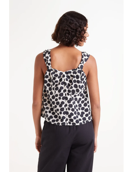 Compania Fantastica Terrazzo print strappy top - 51C/11023