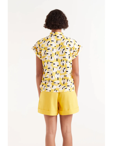 Compania Fantastica Onigiri Geometric Short Sleeve Shirt - 51C/40019