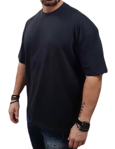 EMERSON Men's Oversized T-shirt Navy Blue - 251.EM33.100