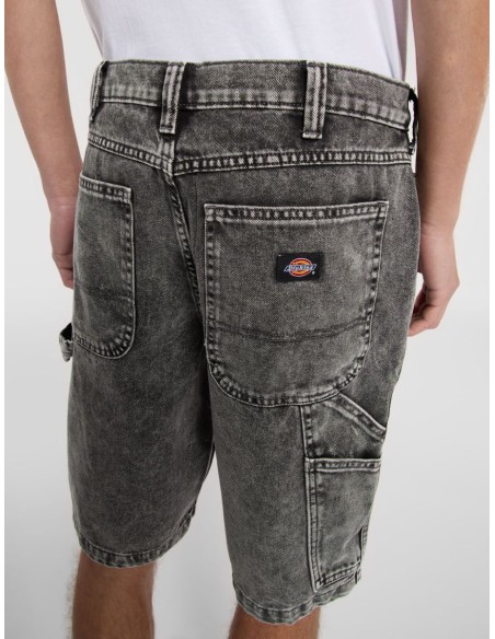 DICKIES SHORTS M GARYVILLE DENIM LIGHT GRAY WASH - DK0A4XCKJ811