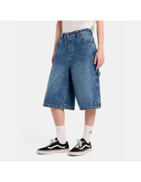 DICKIES CARPENTER DENIM JORT W RINSED FADE - DK0A4Z85K211