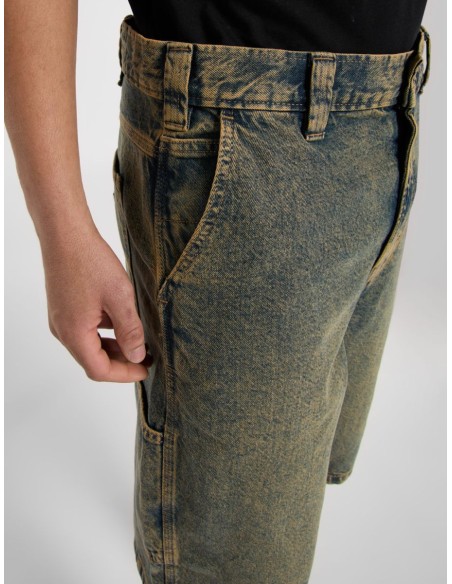 DICKIES SHORTS M MADISON YELLOW FADE INDIGO - DK0A4YSYK581