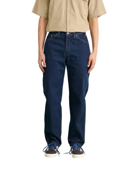 DENIM UTILITY JEAN RELAXED RINSED INDIGO BLUE - DK001993F131