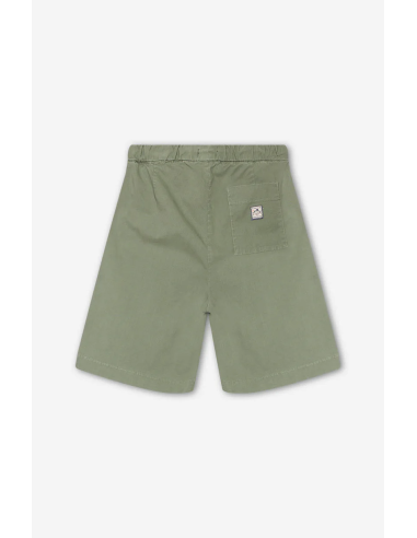 Kaotiko Relaxed Canvas Pinzas Bermuda - AQ006-01-K002