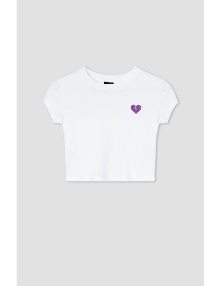 Kaotiko Broken Heart T-shirt - AQ014-01-M002