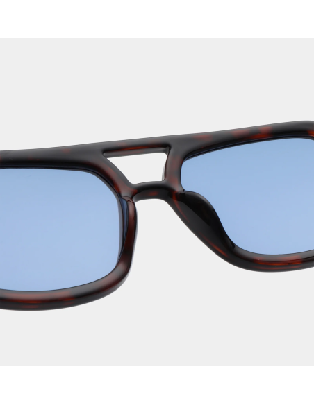 A.kjaerbede KAYA Demi Tort (Blue Lens) Sunglasses - KL2316-010
