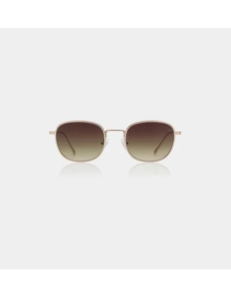 A.kjaerbede HELLO Matte Gold Sunglasses - KL2505-008