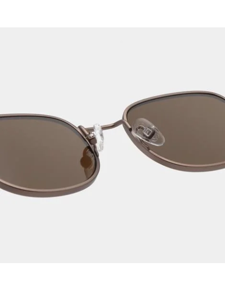 A.kjaerbede HELLO Matte Brown Sunglasses - KL2505-005