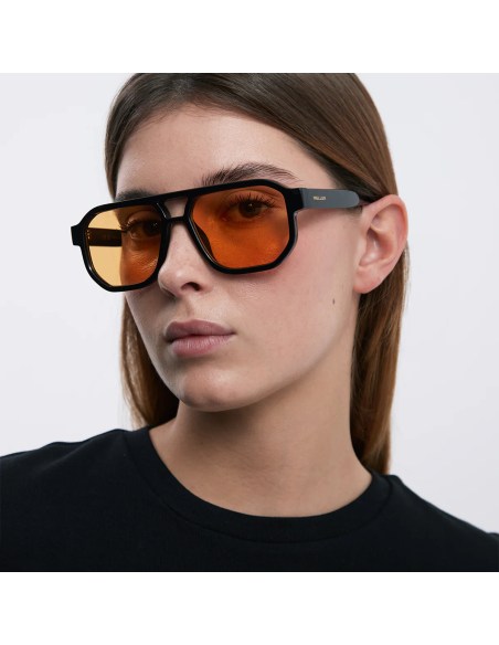 MELLER SEBA BLACK ORANGE SUNGLASSES - SE-TUTORANGE