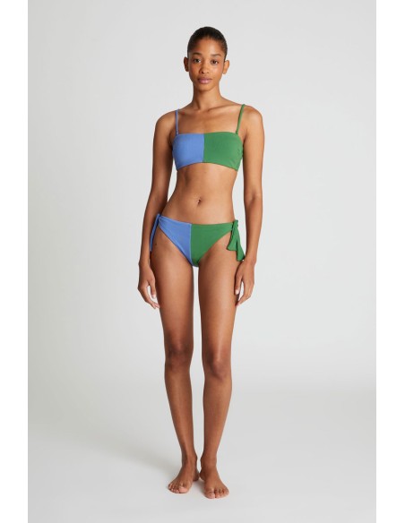 Compania Fantastica Green Two-Tone Bottom Bikini Swimsuit - 52C/13930