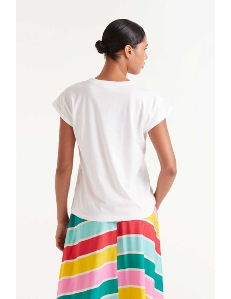 Compania Fantastica White Ice Cream T-Shirt - 52C/42110