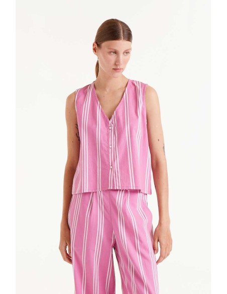 Compania Fantastica Pink Vest - 52C/40123