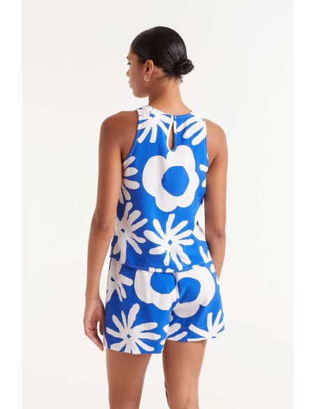 Compania Fantastica Blue Top - 52C/12101