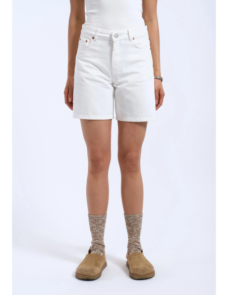 Dr Denim Shorts W Arch White Denim - 2510104