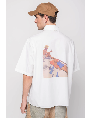 Kaotiko Big Sur White Shirt - AQ013-01-1900