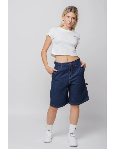 Kaotiko Carpenter Denim Bermuda Shorts - AQ037-01-K002