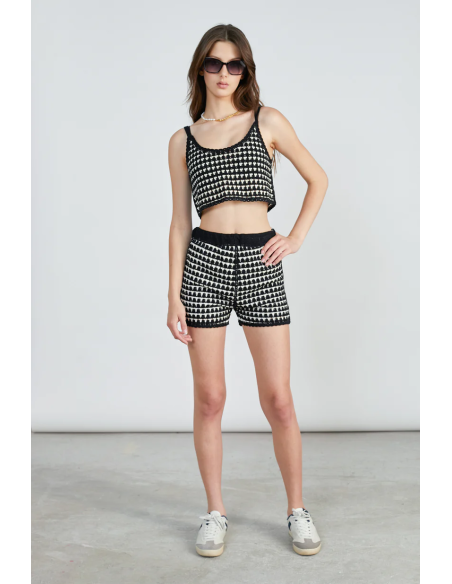 24Colours Crocheted Top - 25S-12355A