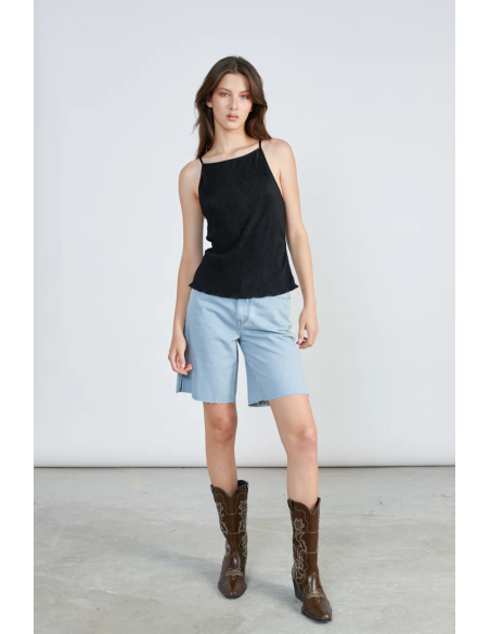 24 Colours Shorts Blue Denim - 25S-80383