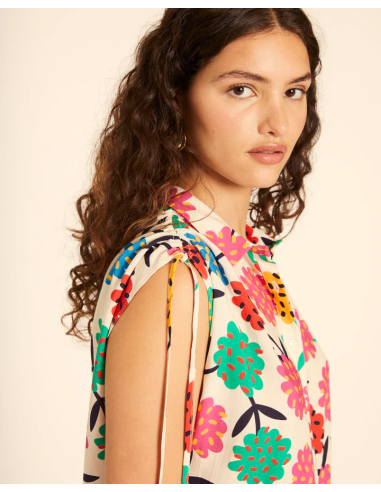 PEPALOVERS FLOWER RUNNED SHIRT - 111349