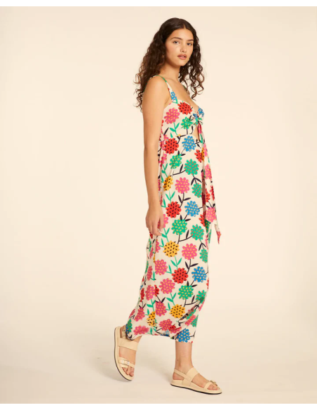 PEPALOVERS LONG KNOTTED FLOWER DRESS - 111351