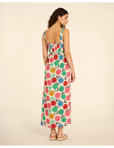 PEPALOVERS LONG KNOTTED FLOWER DRESS...