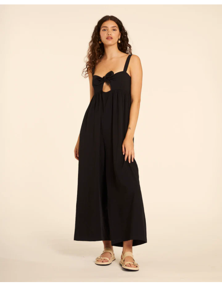 PEPALOVERS BLACK KNOTTED JUMPSUIT - 111426