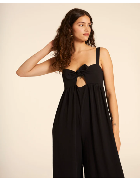 PEPALOVERS BLACK KNOTTED JUMPSUIT - 111426