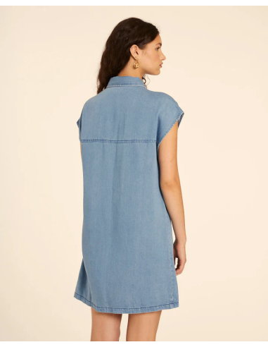 PEPALOVERS SHORT DENIM UTILITY DRESS...