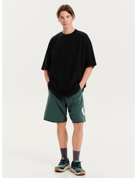 EMERSON Men's Oversized T-shirt Navy Blue - 251.EM33.100