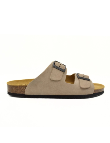 PLAKTON BETA AFELPADO PIEDRA 304 SA SANDALS - 180010-PIEDRA