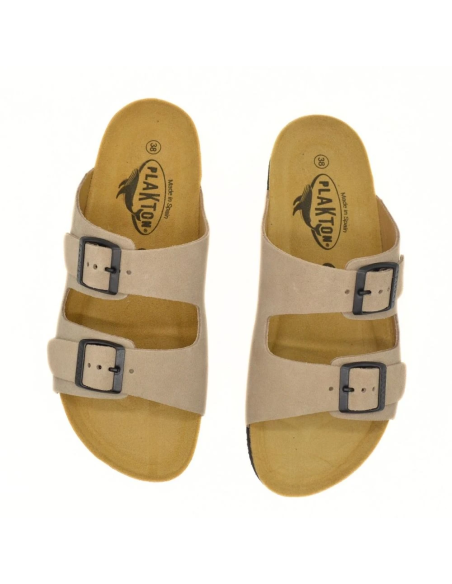 Plakton Beta AFELPADO Piedra 304 Sandals - 180010-Piedra