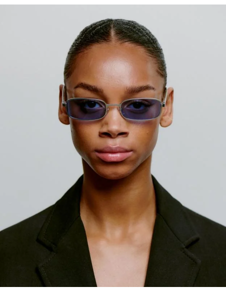 A.kjaerbede NOAH Silver Crystal Sunglasses - KL2506-002