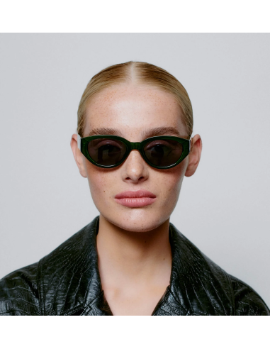 A.kjaerbede WINNIE Dark Green Transparent Sunglasses - 18315-17