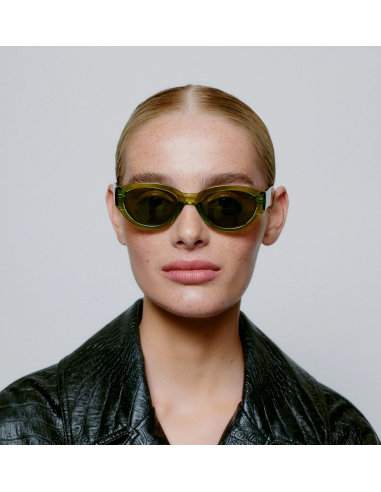 A.kjaerbede  WINNIE Light Olive Transparent Sunglasses- 18315-5