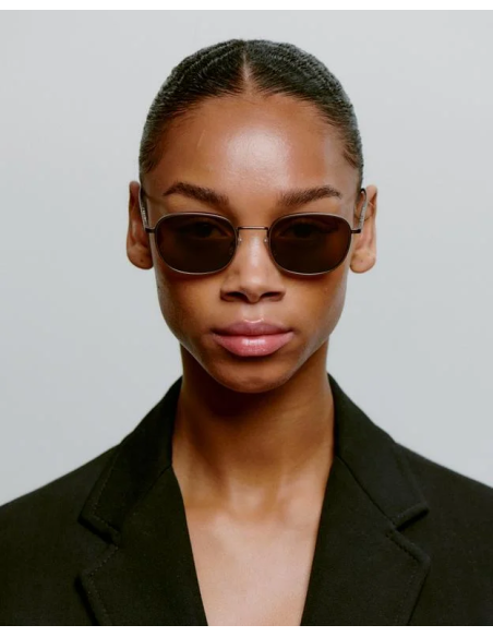 A.kjaerbede HELLO Matte Brown Sunglasses - KL2505-005