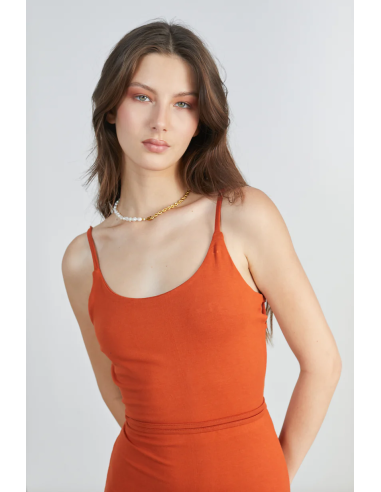 24Colours Orange dress - 25S-21186a