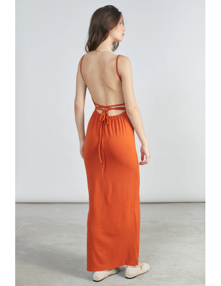 24Colours Orange dress - 25S-21186a