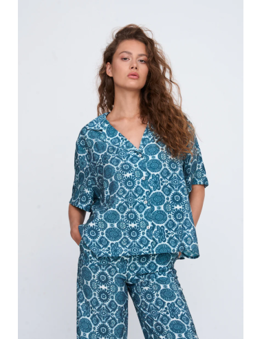 24Colours Mix Blouse - 25u-30466b