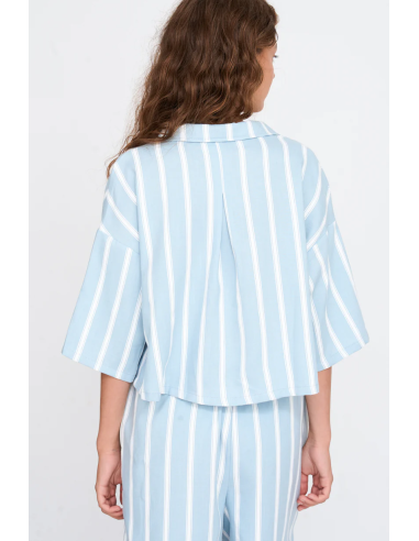 24Colours Striped Shorts - 25u-60924a