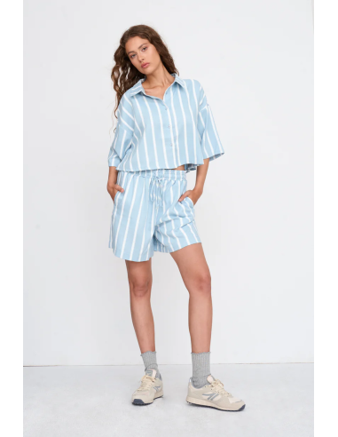 24 Colours Blouse Striped - 30480a