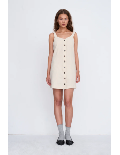 24Colours Beige Dress -... 2