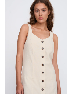 24 Colours Dress Beige -...