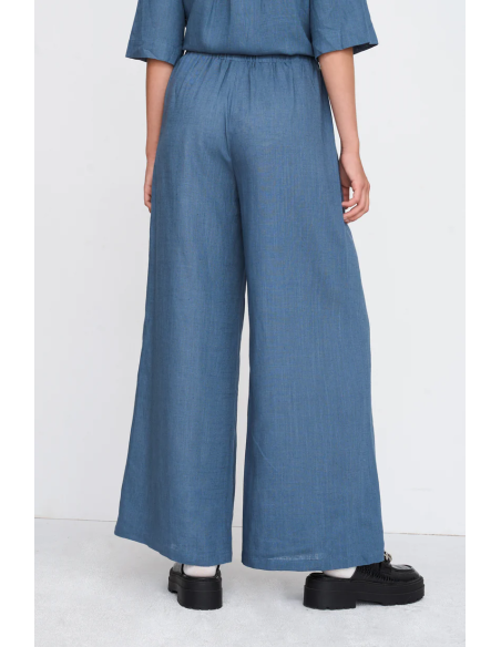 24Colours Blue Pants - 25u-60904a