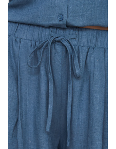 24Colours Blue Pants - 25u-60904a