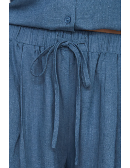 24Colours Blue Pants - 25u-60904a